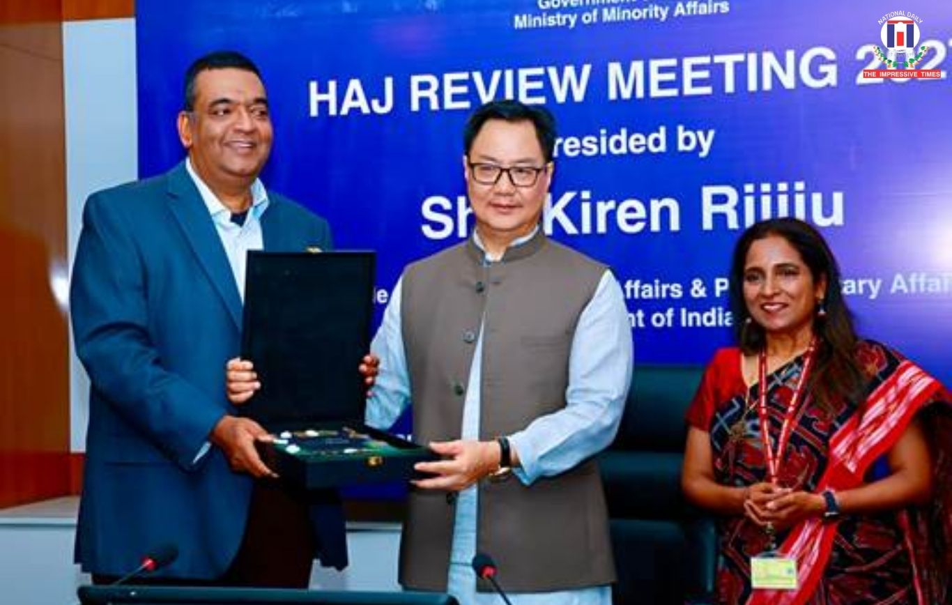 Kiren Rijiju Reviews Haj 2026 Arrangements, Charts Roadmap for Haj 2027