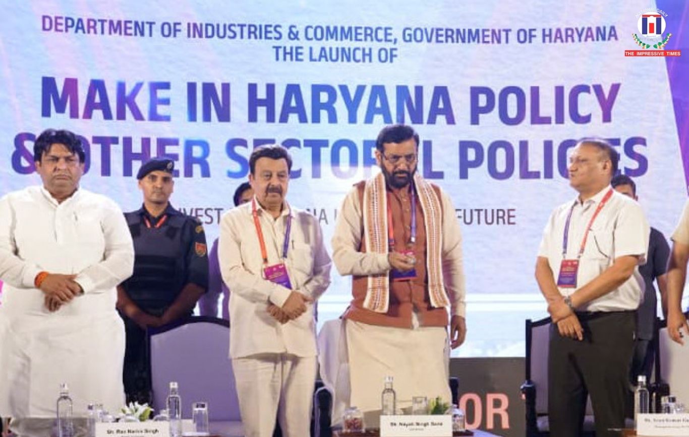 Haryana CM Nayab Saini Launches ‘Make in Haryana’ Policy, Targets ₹5 Lakh Crore Investment