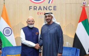 PM Modi Meets UAE President on Sidelines of G7 Summit in France