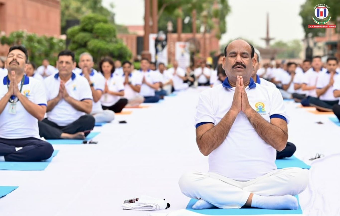Lok Sabha Speaker Om Birla Highlights Yoga’s Role in Building Mental Strength and Balanced Society
