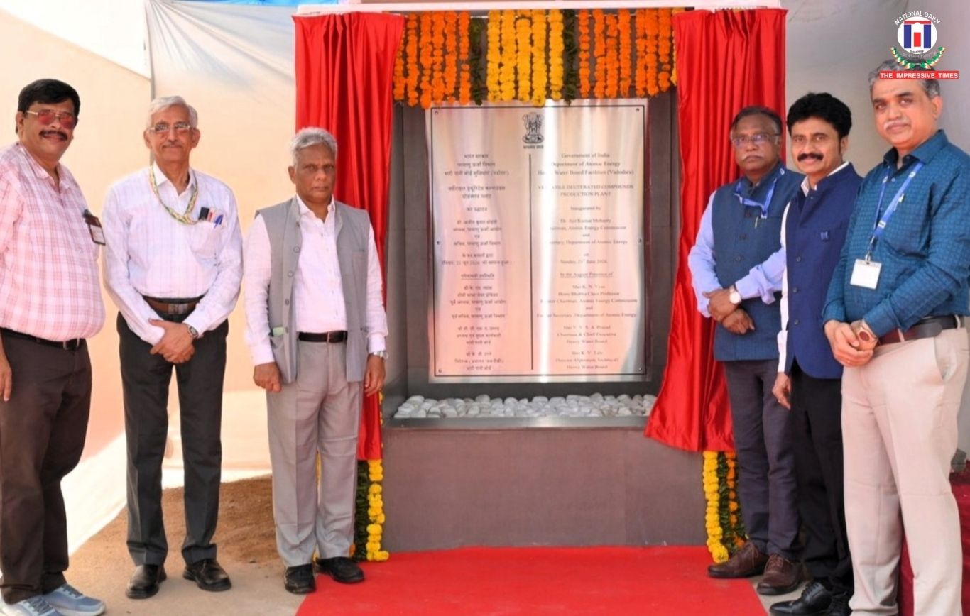 DAE Inaugurates Advanced Research Materials Plant and Prototype Sodium Facility in Vadodara