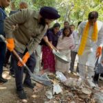 Cabinet Minister Manjinder Singh Sirsa Joins Cleanliness Drive in Model Town; Local MLA, Councillors and Residents Participate in Large Numbers