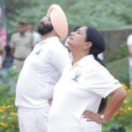 Delhi CM Rekha Gupta Joins Yoga Day Celebrations at Asola-Bhatti, Highlights Healthy Ageing