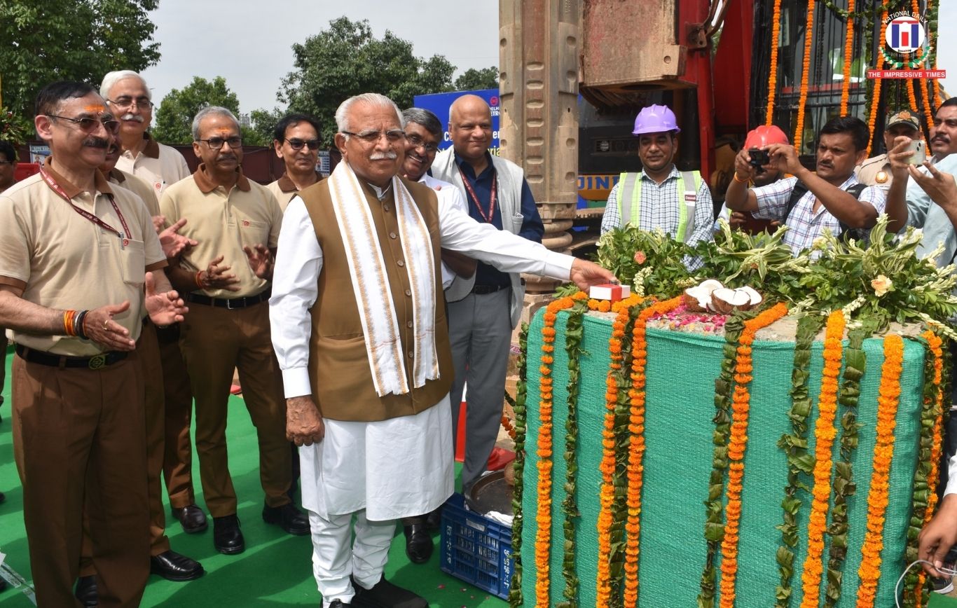 Manohar Lal launches Central Vista Metro work, boosting connectivity across key Delhi corridors.