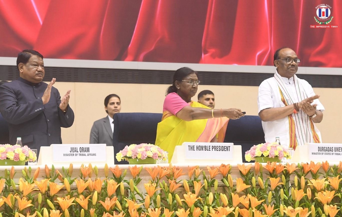 President Droupadi Murmu Calls for Inclusive Tribal Development, Inaugurates National Conclave in New Delhi