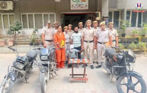 Delhi Police Arrest Proclaimed Offender in Mayur Vihar, Recovers 8 Phones and 3 Stolen Motorcycles