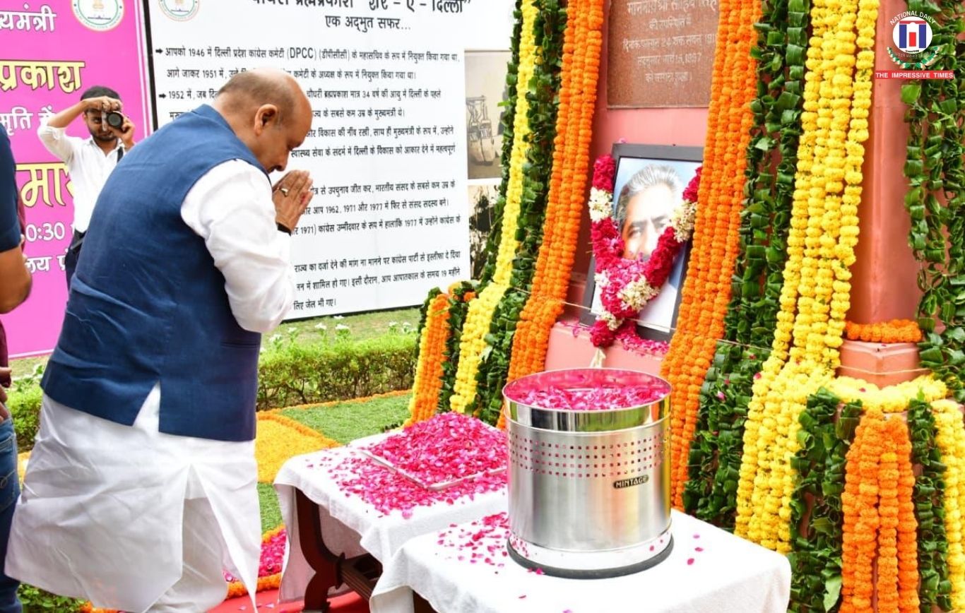 “The story of modern Delhi cannot be written without acknowledging the extraordinary contribution of Chaudhary Brahm Prakash”– Delhi Assembly Speaker Vijender Gupta