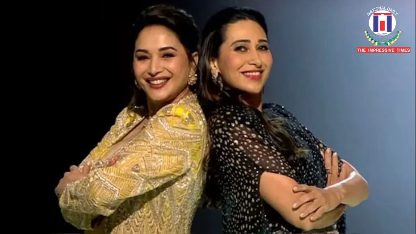 Madhuri Dixit and Karisma Kapoor Recreate ‘Le Gayi’ Hookstep, Sending Fans into Nostalgia Overdrive