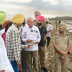 Barinder Kumar Goyal Reviews Sutlej Embankment Works, Unveils Advanced Flood Protection Measures
