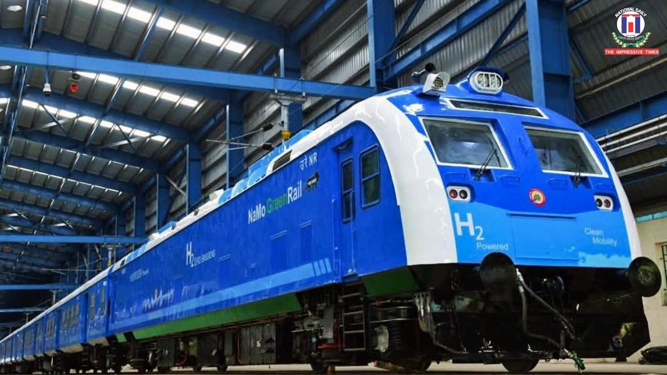 India’s First Hydrogen Train Launched from Haryana, Marking New Era in Green Rail Transport