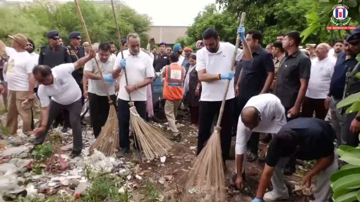 Haryana CM Nayab Singh Saini Launches Statewide Cleanliness Drive from Panchkula Ahead of PM Modi’s Visit