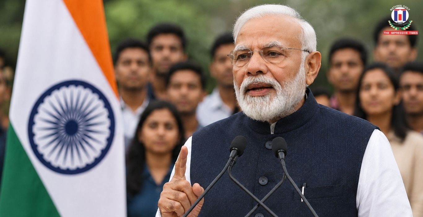 PM Modi Praises India’s Youth, Shares Sanskrit Verse on Courage and Determination