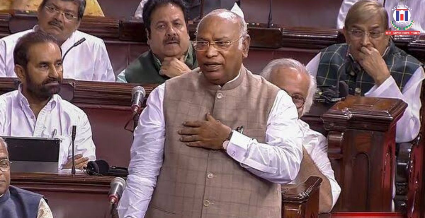 Kharge Questions Police Action on NEET Protesters, Seeks Parliament Debate