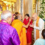 Amit Shah Participates in Mangala Aarti at Ahmedabad Jagannath Temple Ahead of 149th Rath Yatra