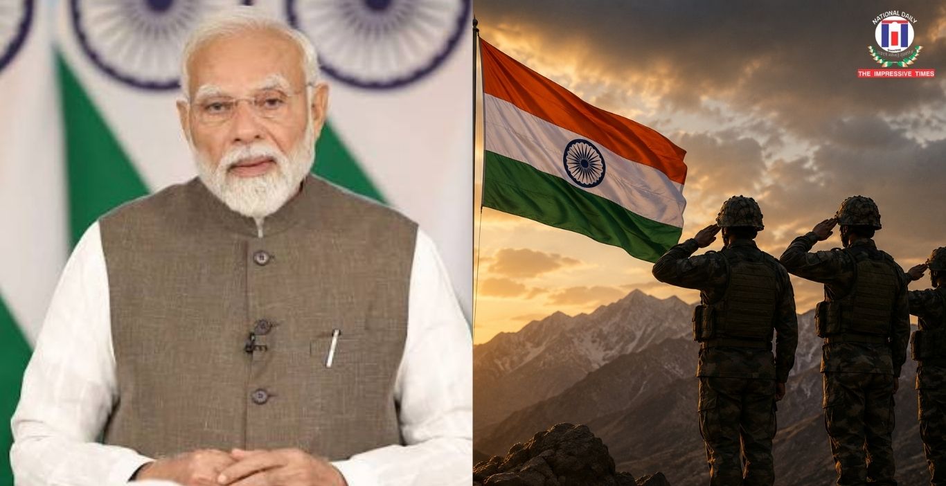 PM Modi Pays Tribute to Kargil Heroes on Kargil Vijay Diwas