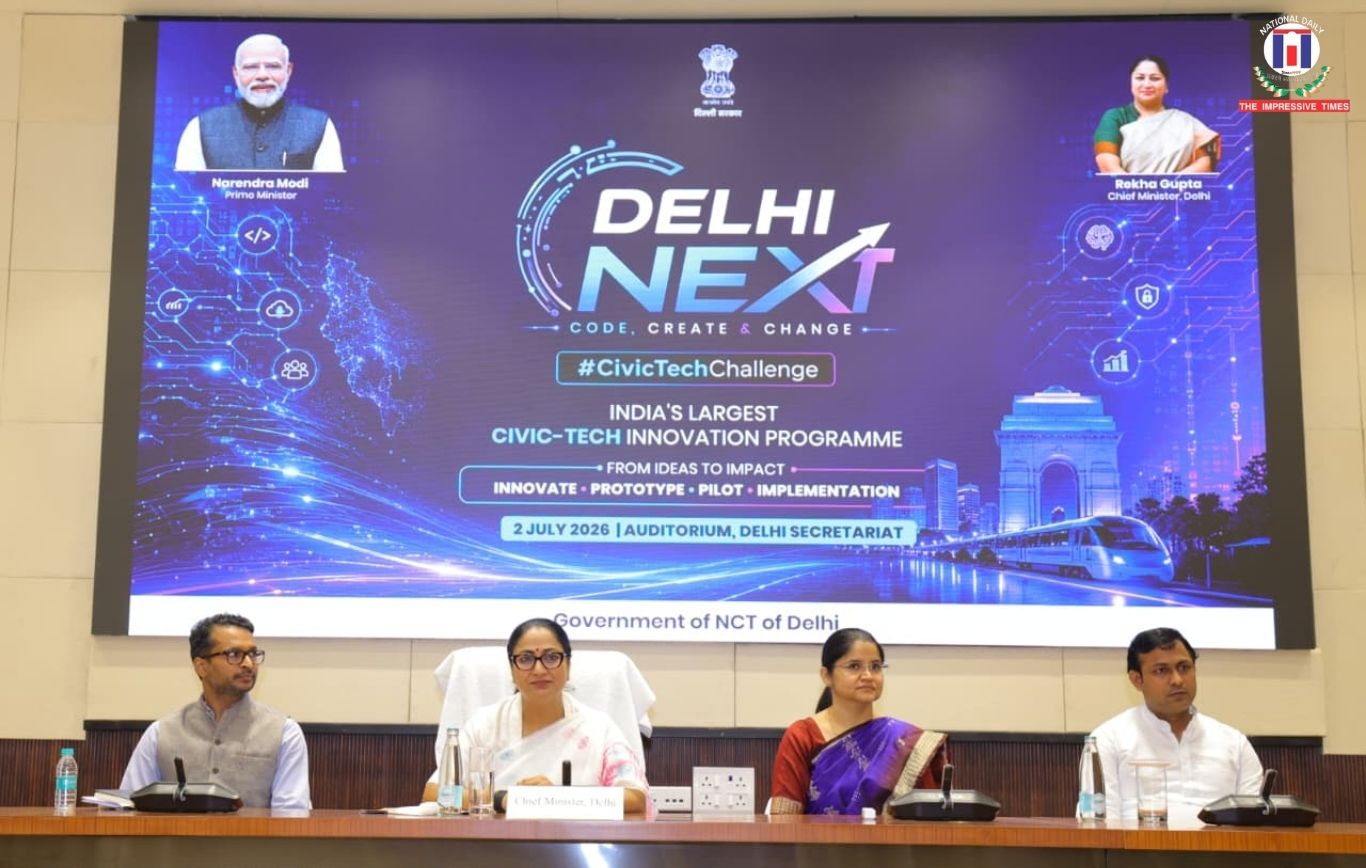 At ‘Delhi Next’, CM Rekha Gupta Says Delhi Will Become the Country’s Civic-Tech Capital