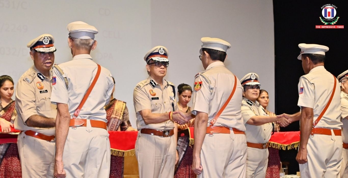 Delhi Police confers honorary ranks on 202 retiring personnel at PHQ ceremony