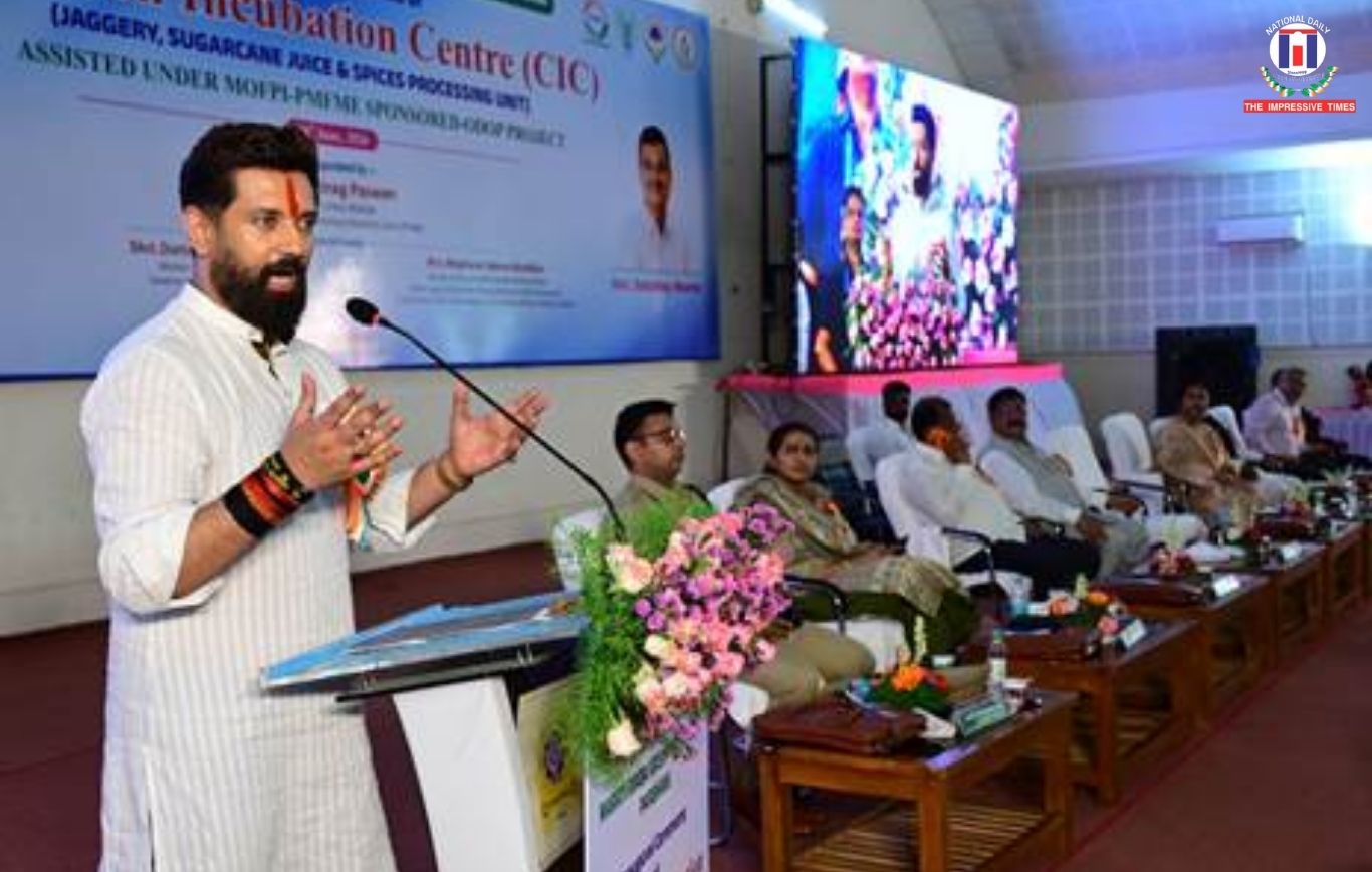 Union Minister Chirag Paswan Inaugurates MoFPI-Supported Common Incubation Centre at VNMKV Parbhani to Empower Food Processing Startups
