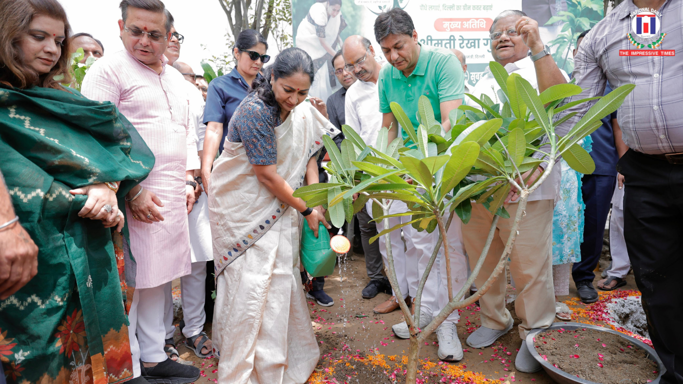 CM Rekha Gupta Urges Citizens to Join the Mission of Achieving the Target of Planting 70 Lakh Saplings