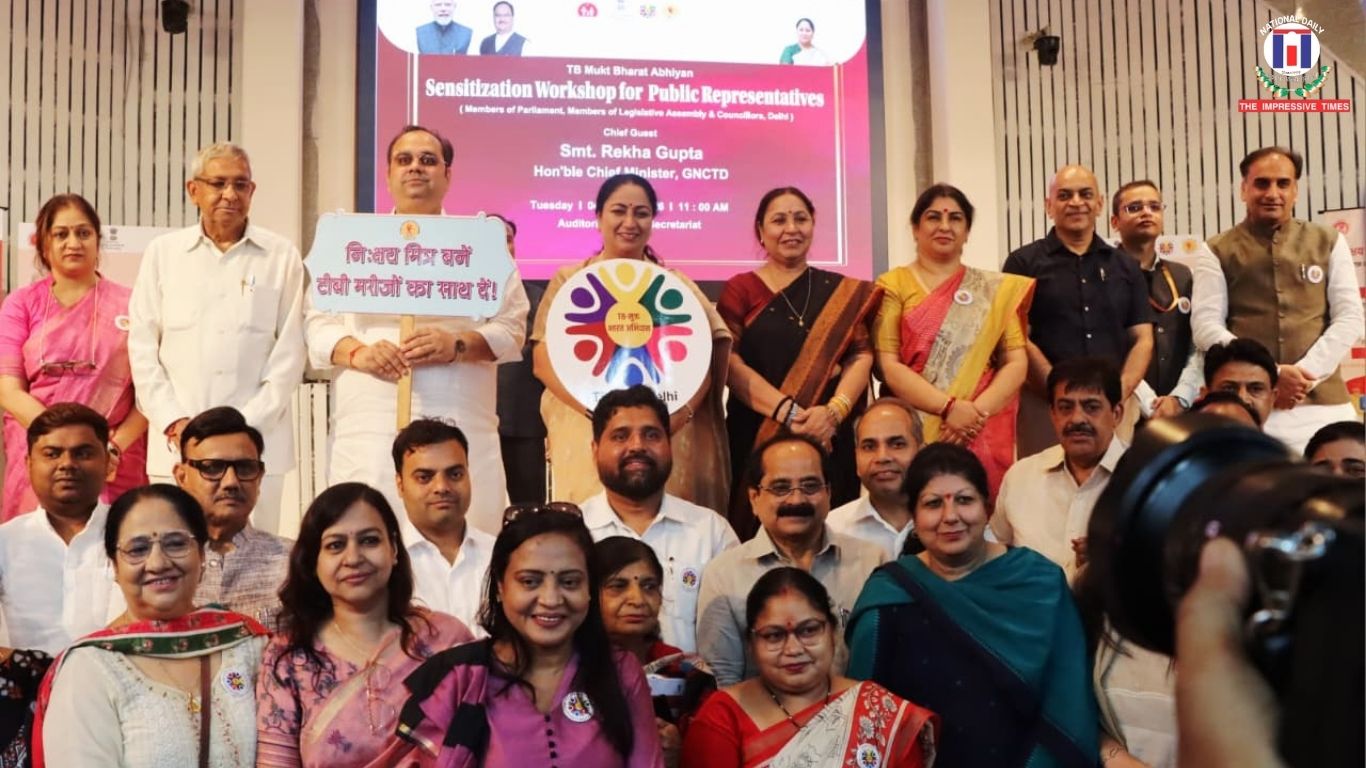 Rekha Gupta Calls for Public Participation to Make Delhi TB-Free, Urges Citizens to Join Nikshay Mitra Initiative