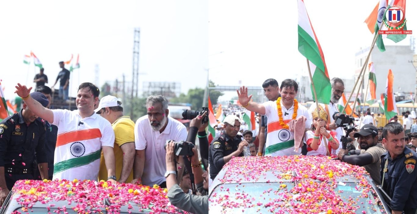 Palwal Witnesses Massive Tiranga Yatra Led by Gaurav Gautam