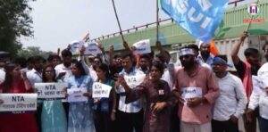 NSUI Protests Against NTA in Delhi, Seeks Accountability Over UGC-NET Re-Examination