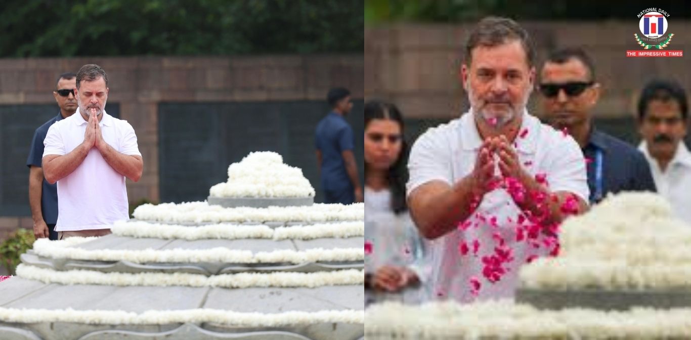 Rajiv Gandhi Birth Anniversary: Congress Leaders Pay Tribute at Veer Bhumi