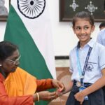 President Murmu Celebrates Raksha Bandhan with Students at Rashtrapati Bhavan, Calls for Protection of Trees