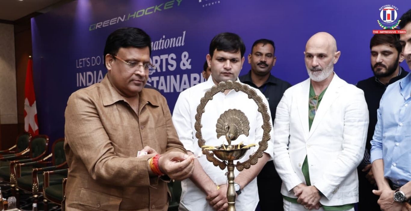 Vipul Goel Highlights Haryana’s Sporting Success at Bharat Mandapam Expo