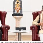 CM Nayab Singh Saini meets Maharashtra CM Devendra Fadnavis during Mumbai visit