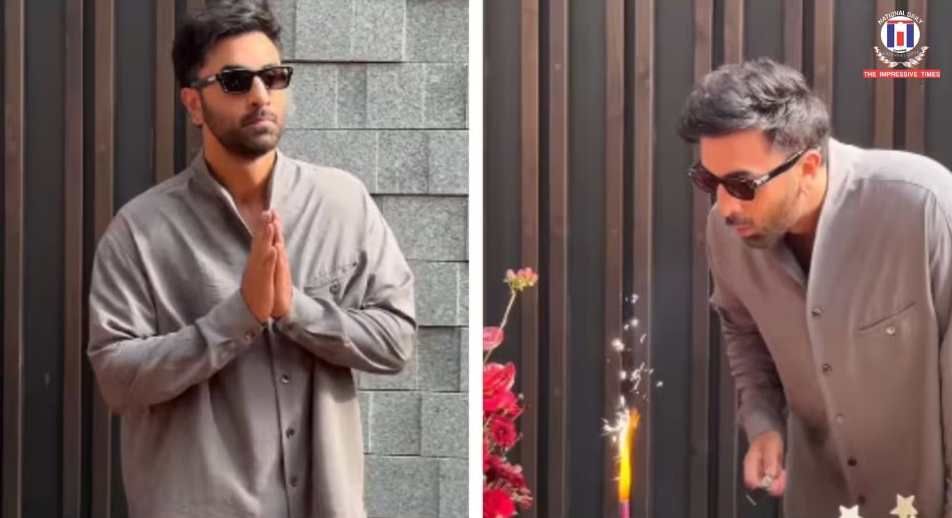 Ranbir Kapoor Celebrates 44th Birthday With Fans and Paparazzi, Cuts Three Giant Cakes