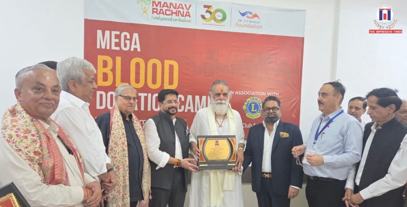 2,366 Units of Blood Donated at Manav Rachna Educational Institutions’ Mega Camp