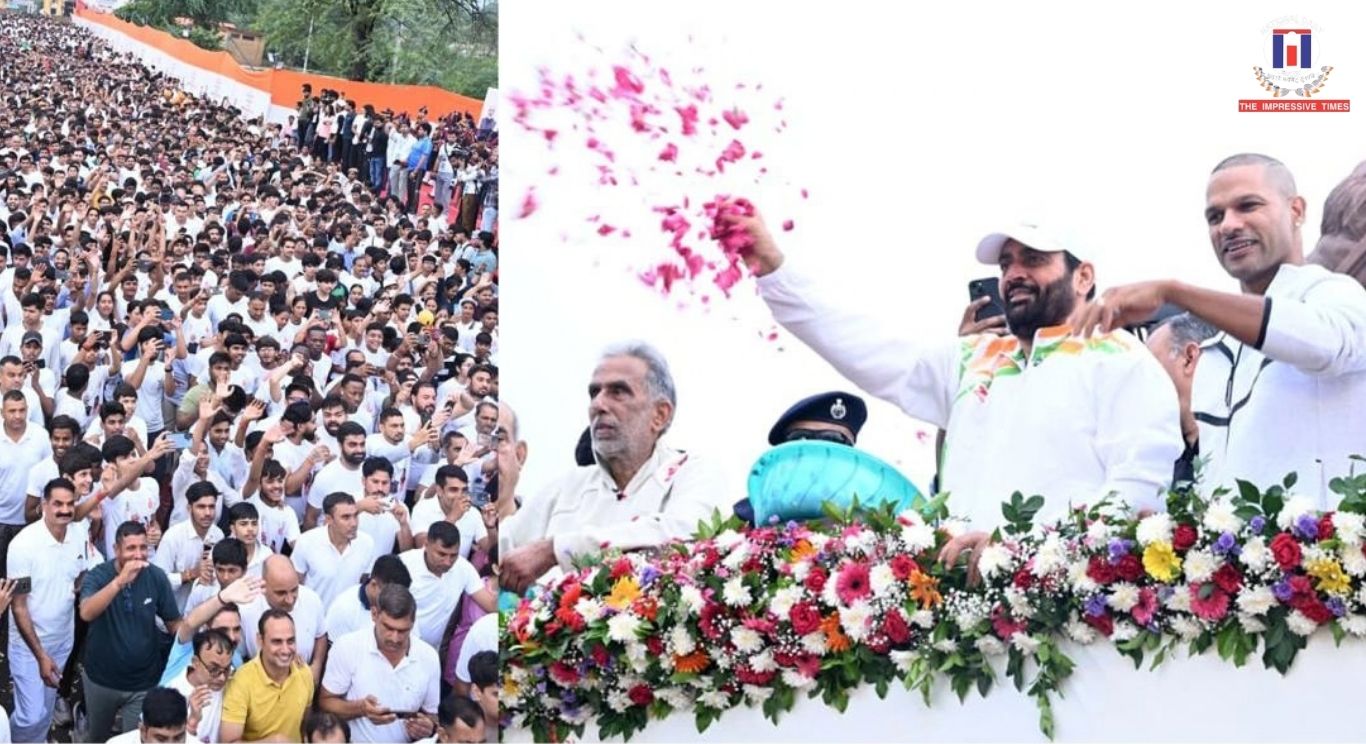 CM Flags Off ‘Drug-Free Haryana Faridabad Namo Marathon-2026’ at Surajkund