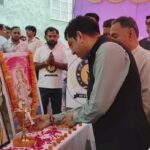 Hansi MLA Vinod Bhayana inaugurates library set up by Sarv Kalyan Manch with District Child Welfare Council