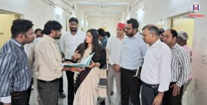 District Election Officer Medha Roopam Inspects EVM/VVPAT Warehouse in Gautam Buddh Nagar