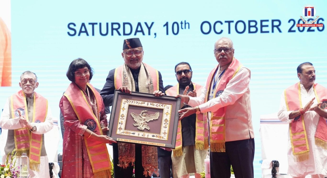 Vice-President C. P. Radhakrishnan Urges AIIMS Deoghar Graduates to Prioritise Compassion and Service