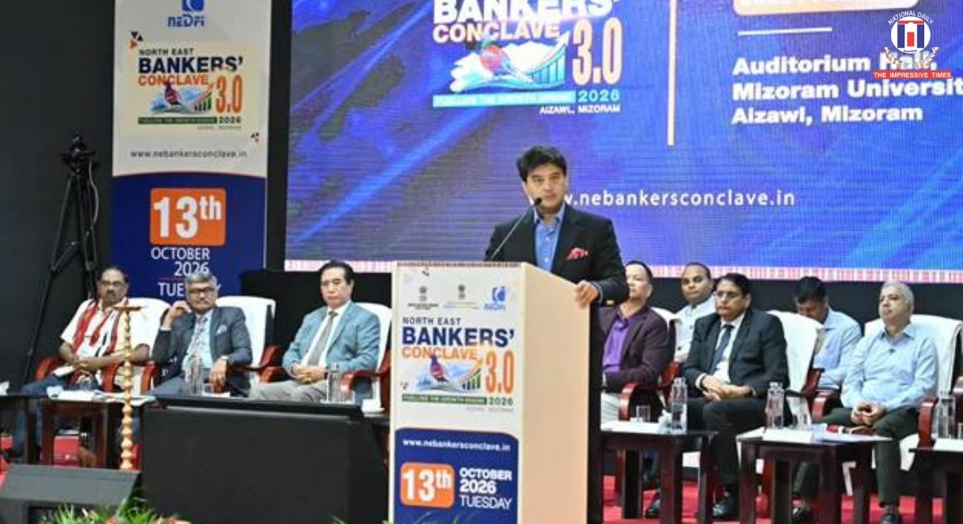 Jyotiraditya Scindia Inaugurates North East Bankers’ Conclave 3.0 in Mizoram, Calls for Greater Credit Flow