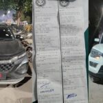 Palwal Police Impound Two Vehicles, Issue ₹35,000 Challan Over Road-Hooliganism