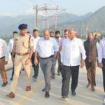 Railway Minister V Somanna Inspects Chenab and Anji Bridges in Jammu
