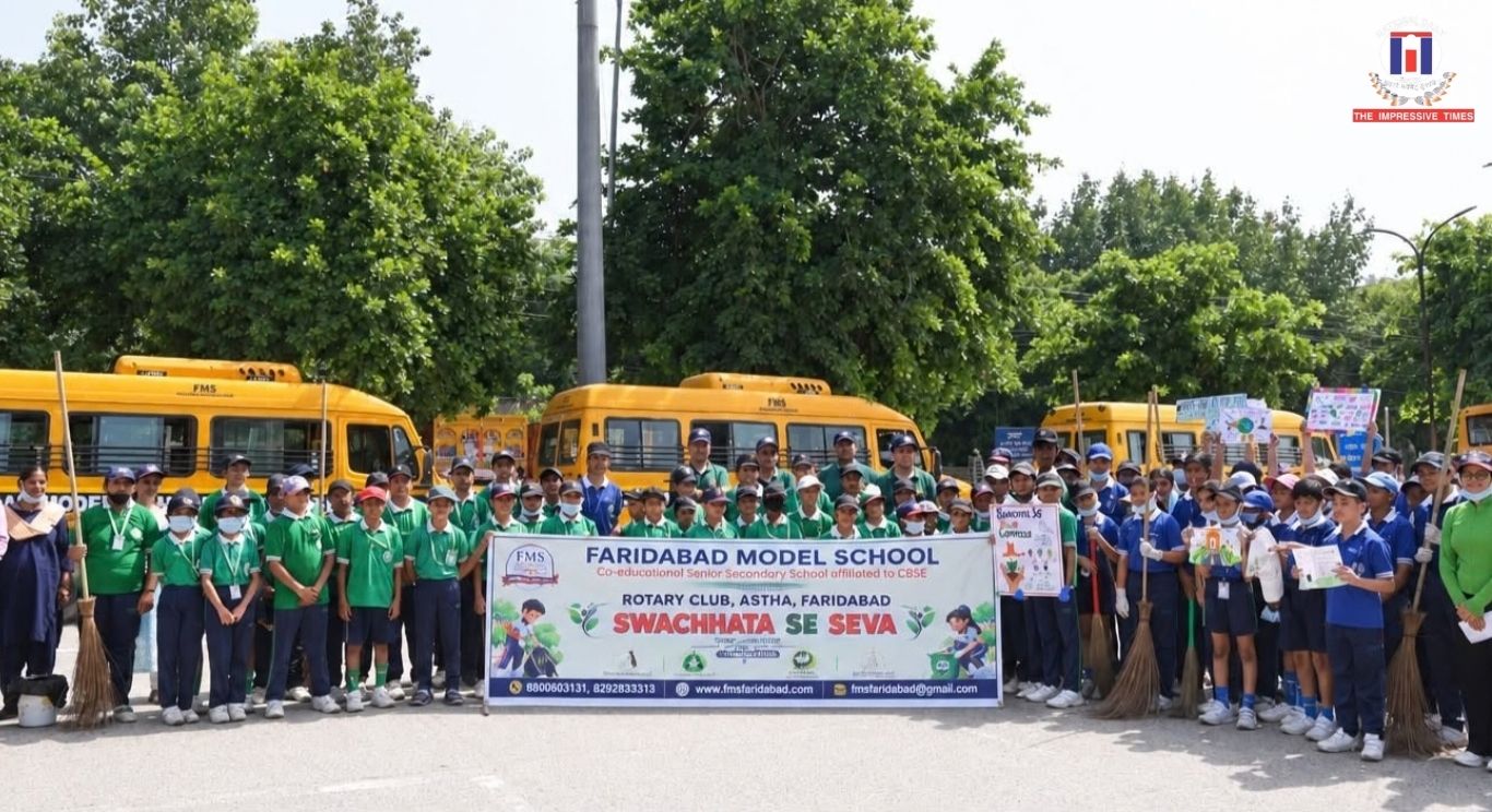 FMS Students Join Rotary Club Aastha for Swachhata Seva Campaign in Faridabad