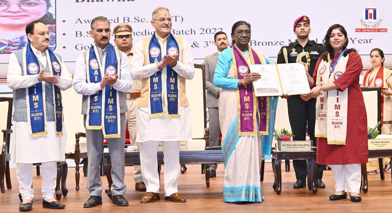 President Murmu Calls for Affordable Healthcare Solutions at AIIMS Bilaspur Convocation