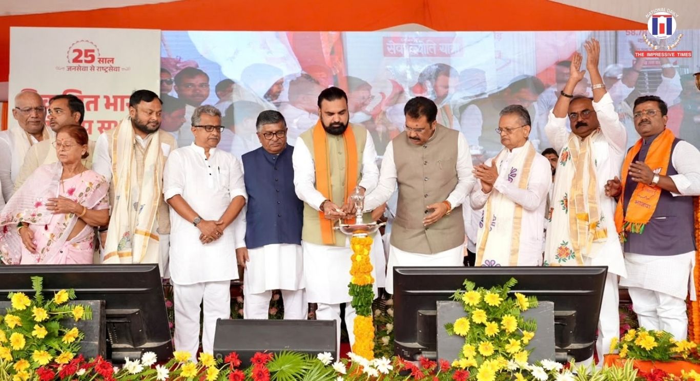 Viksit Bharat Sankalp Sabha: Samrat Choudhary Flags Off Seva Jyoti Yatra