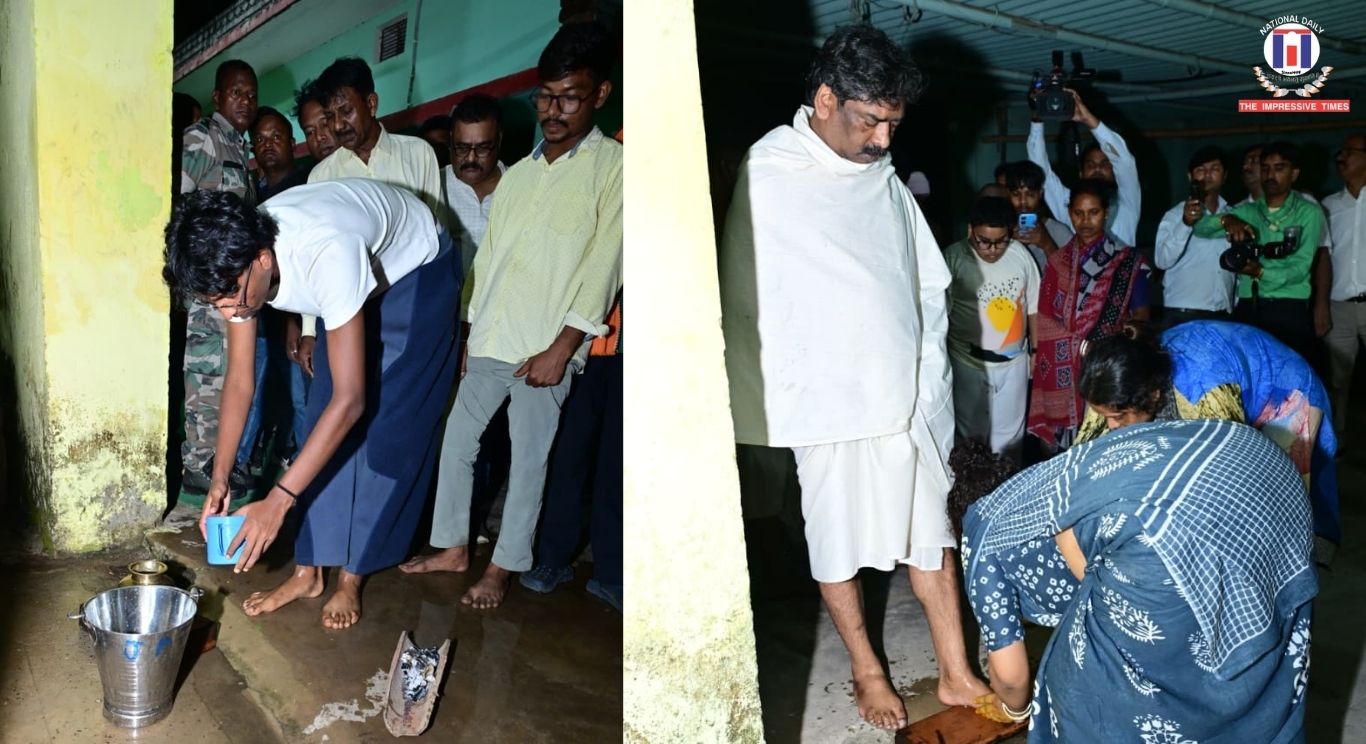 Hemant Soren Gives Final Farewell to Mother Rupi Soren in Nemra