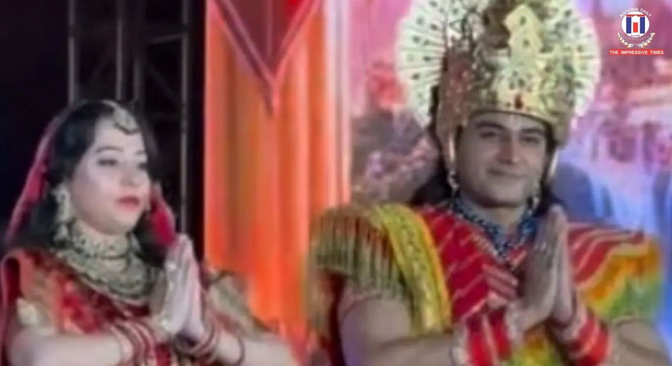 Gaurav Khanna Wins Fans’ Hearts as Lord Rama at Agra’s Janakpuri Mahotsav