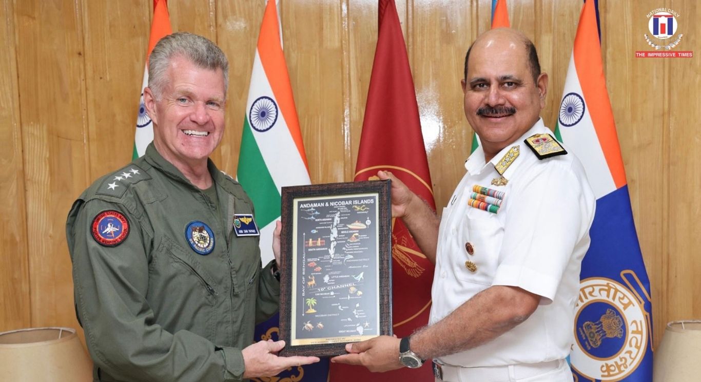 US Indo-Pacific Commander Samuel Paparo Meets Andaman and Nicobar Command Chief to Strengthen Defence Ties