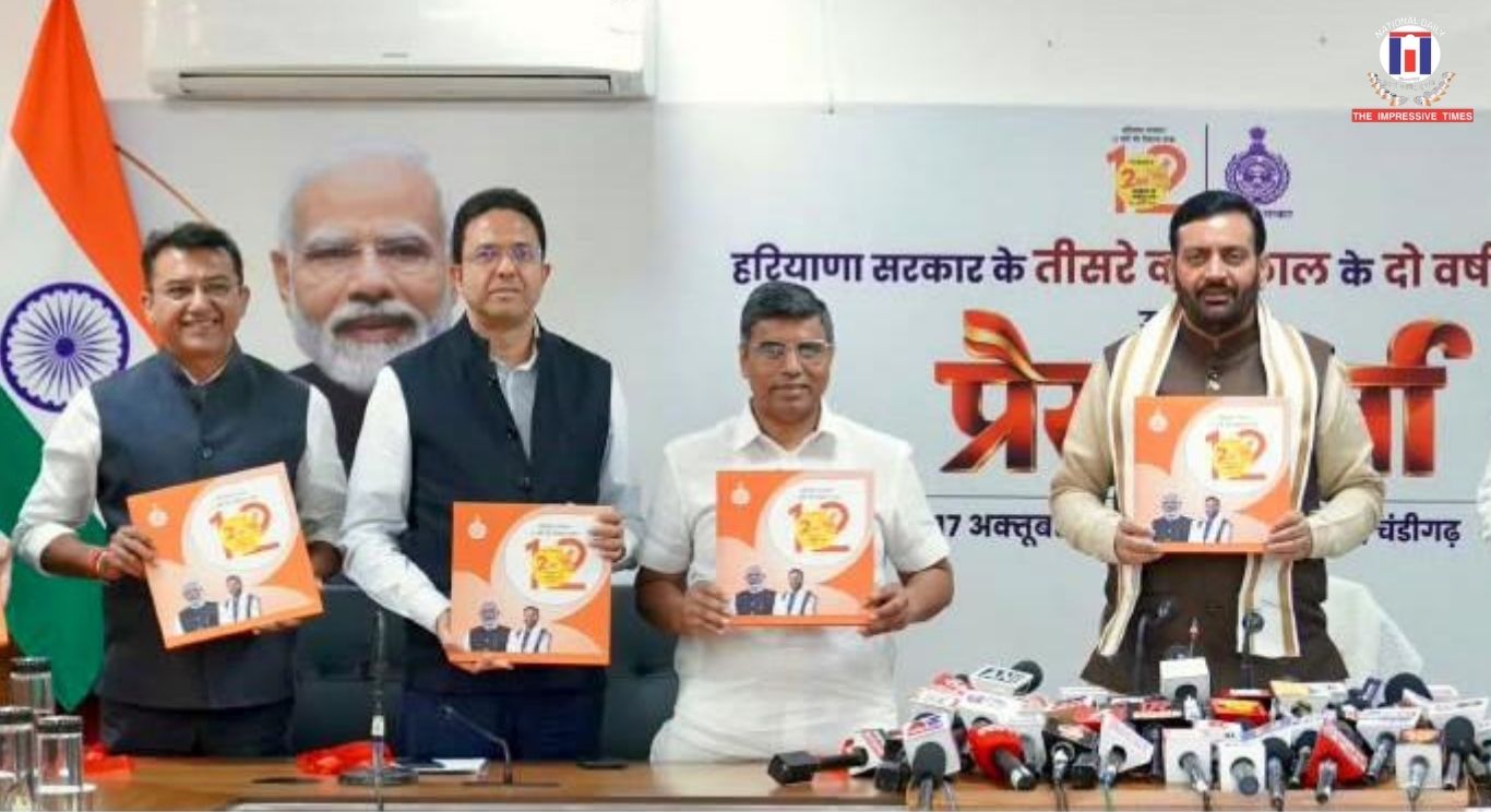 Haryana Provides 46,500 Government Jobs in Two Years, Gives Major Push to Women’s Empowerment and Sports, says Nayab Singh Saini