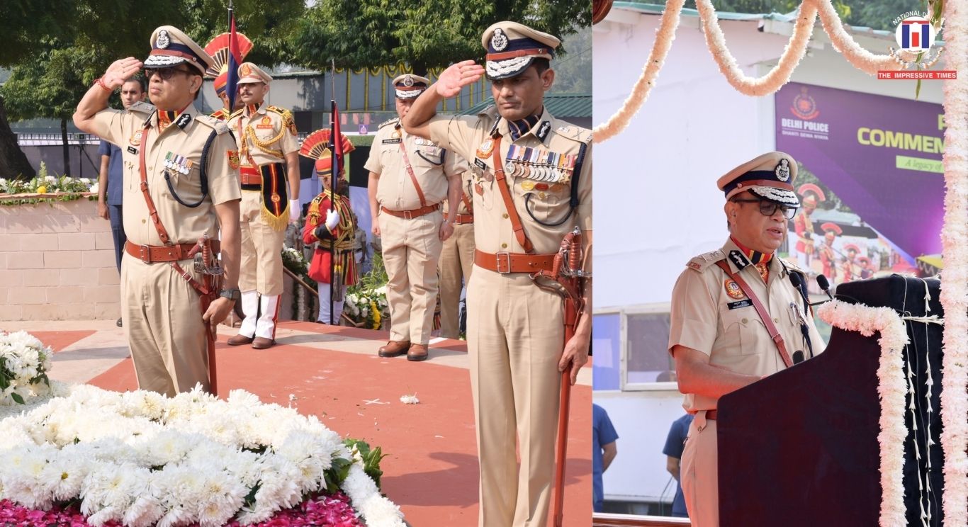 Delhi Police Observes Police Commemoration Day, Pays Tribute to 154 Personnel Who Died in Line of Duty