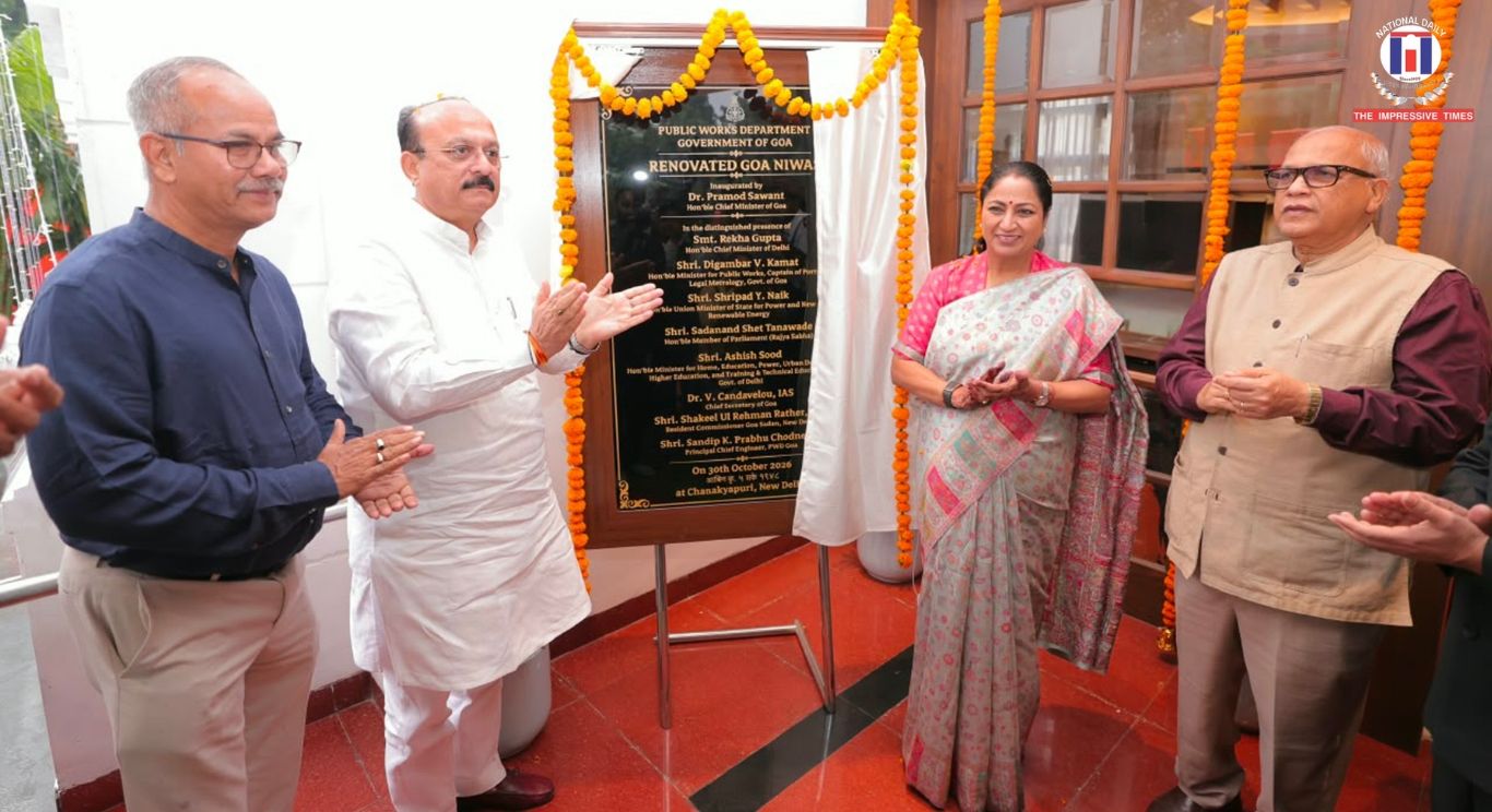 Chief Minister Rekha Gupta inaugurates renovated Goa Niwas in Chanakyapuri