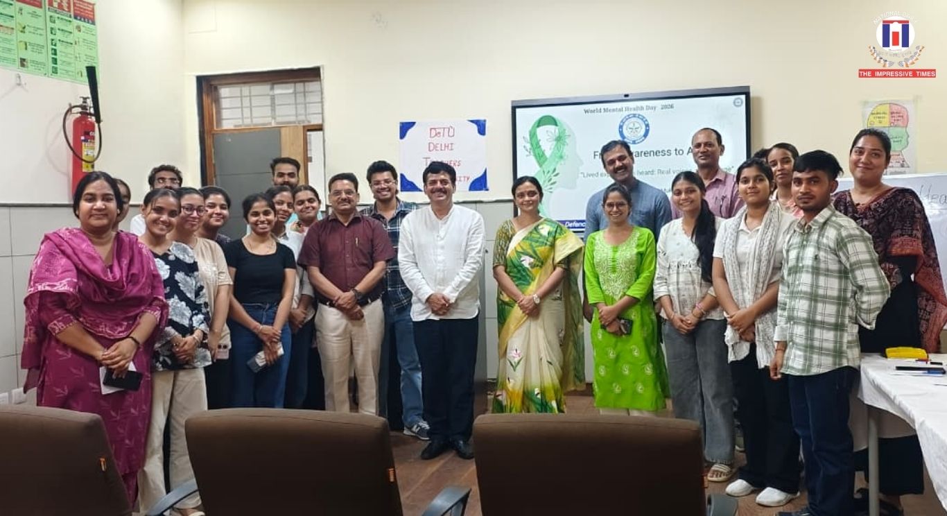 Delhi Teachers University Hosts Mental Health Seminar Ahead of World Mental Health Day
