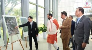 Chief Minister Nayab Singh Saini Visits Surbana Jurong in Singapore